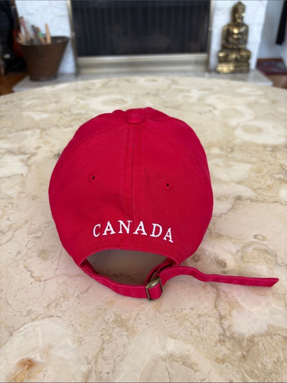 NWOT “Canada’s Not For Sale” Otto Dad Relaxed Fit Baseball Hat Red Adjustable - Picture 5 of 11
